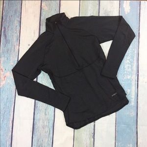 Patagonia Gray Lightweight Thermal 1/2 Zip Top M